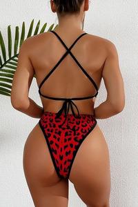 DEVILISH RED DEEP V-NECK ONE PIECE